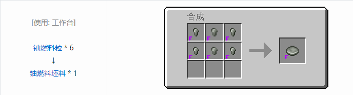 我的世界HBM的核科技模组坯料合成表大全