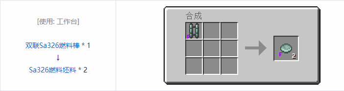 我的世界HBM的核科技模组坯料合成表大全