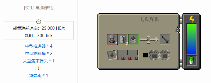 我的世界HBM的核科技导弹合成表大全