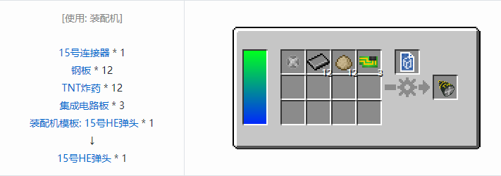 我的世界HBM的核科技导弹合成表大全