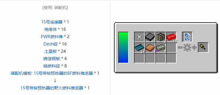 我的世界HBM的核科技导弹合成表大全