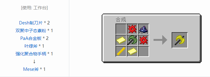 我的世界HBM的核科技工具合成表大全