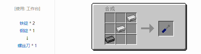 我的世界HBM的核科技工具合成表大全