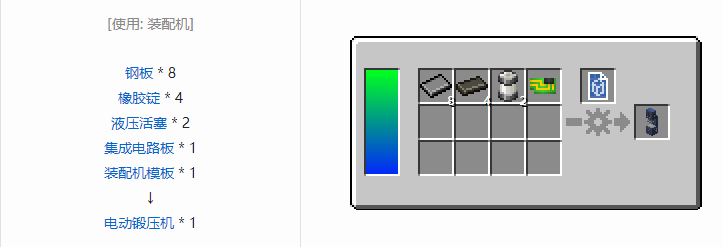 我的世界HBM的核科技模组功能性方块合成表大全