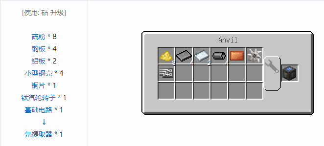 我的世界HBM的核科技模组功能性方块合成表大全