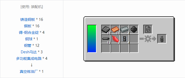 我的世界HBM的核科技模组功能性方块合成表大全