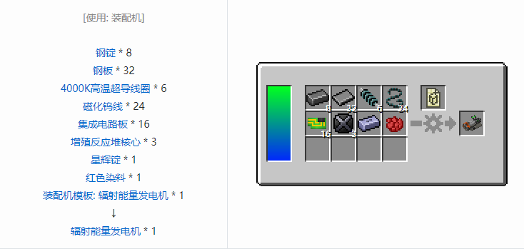 我的世界HBM的核科技模组功能性方块合成表大全
