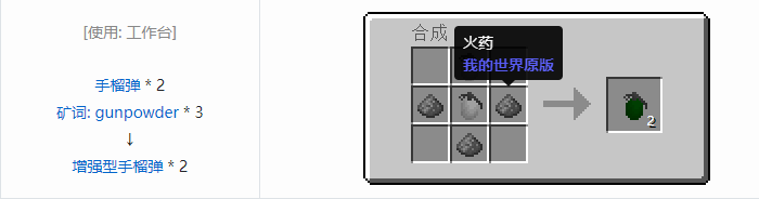 我的世界HBM的核科技模组投掷物合成表大全