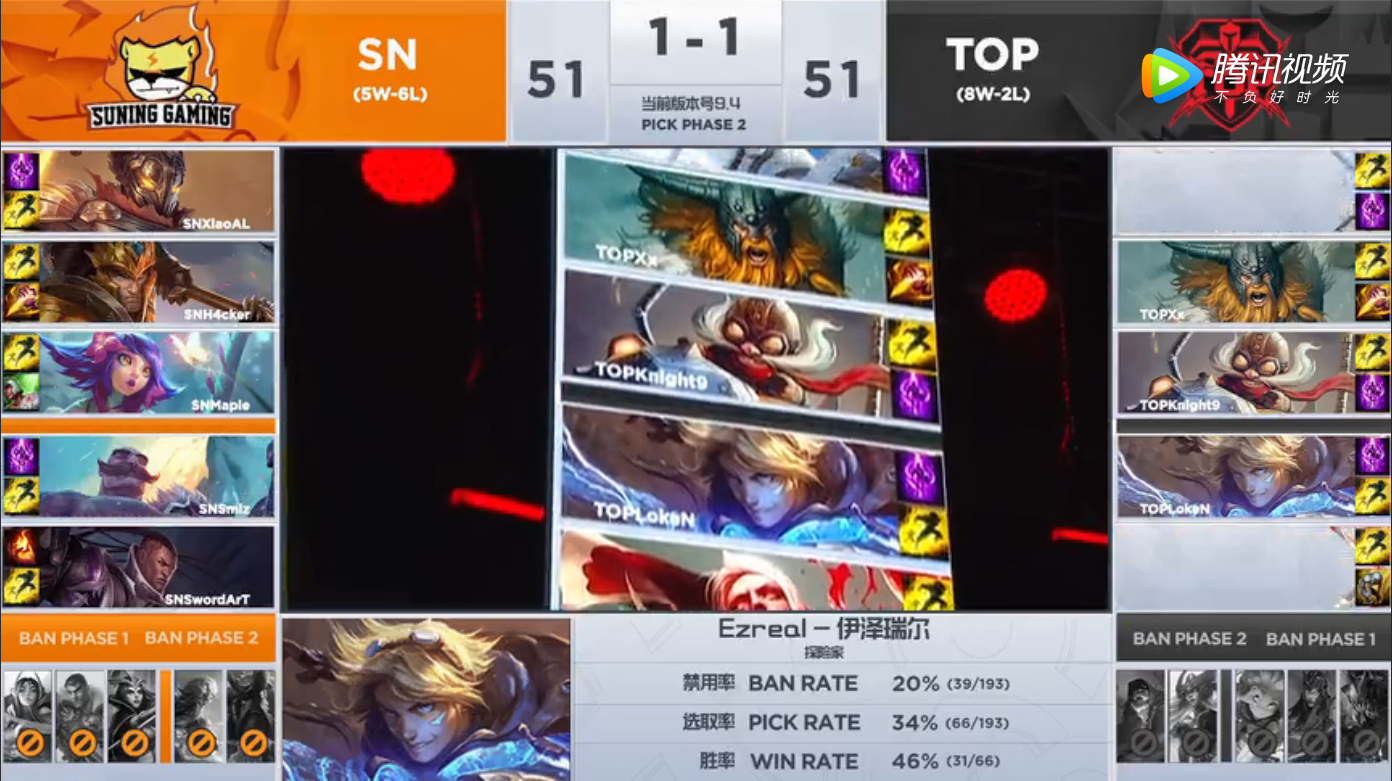 2019LPL春季赛常规赛3月12日SN vs TOP比赛视频回顾