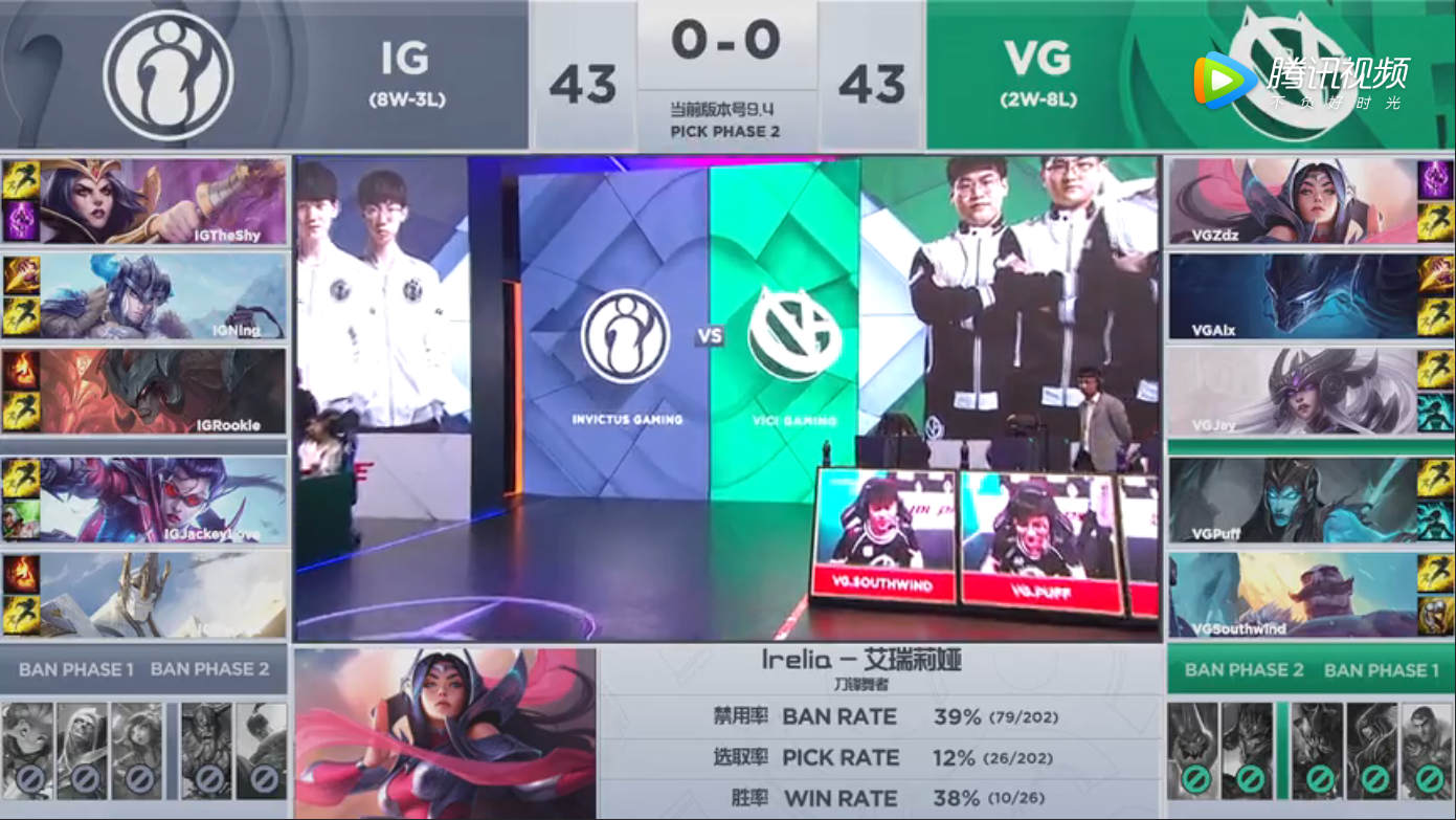 2019LPL春季赛常规赛3月15日IG vs VG比赛视频回顾