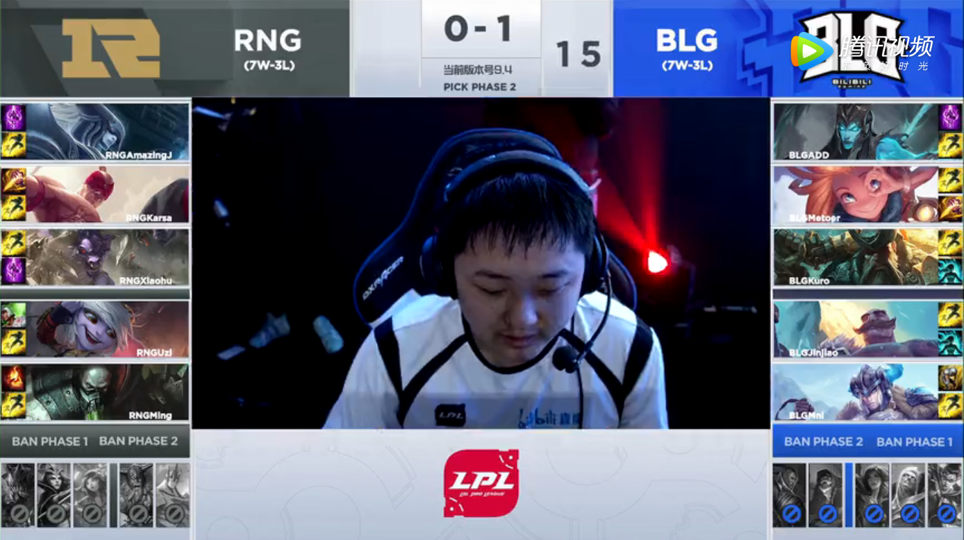 2019LPL春季赛常规赛3月17日RNG vs BLG比赛视频回顾