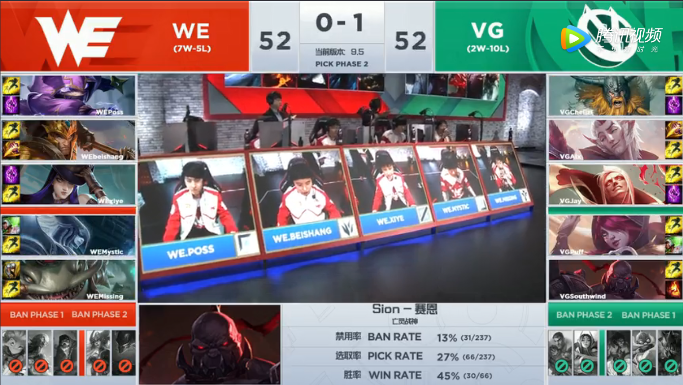 2019LPL春季赛常规赛3月24日VG VS WE比赛视频回顾