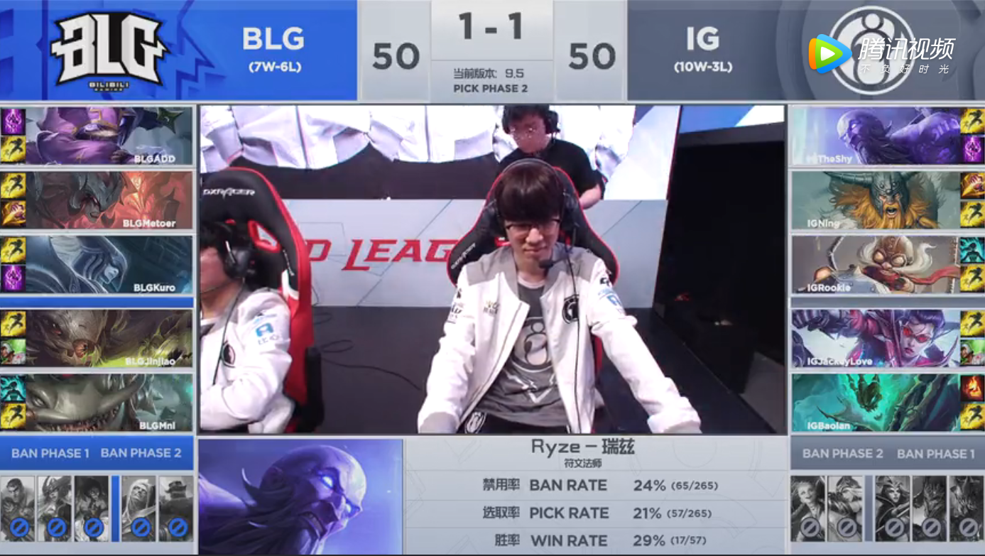 2019LPL春季赛常规赛3月26日BLG VS IG比赛视频回顾