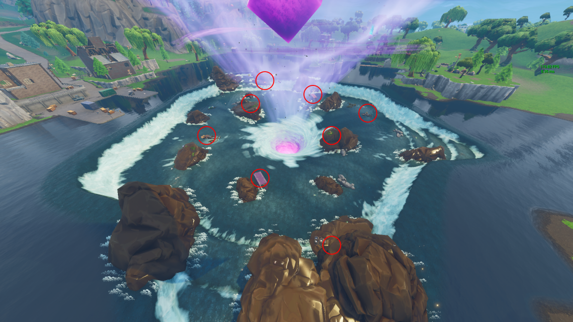 《堡垒之夜》空中小岛资源打法介绍