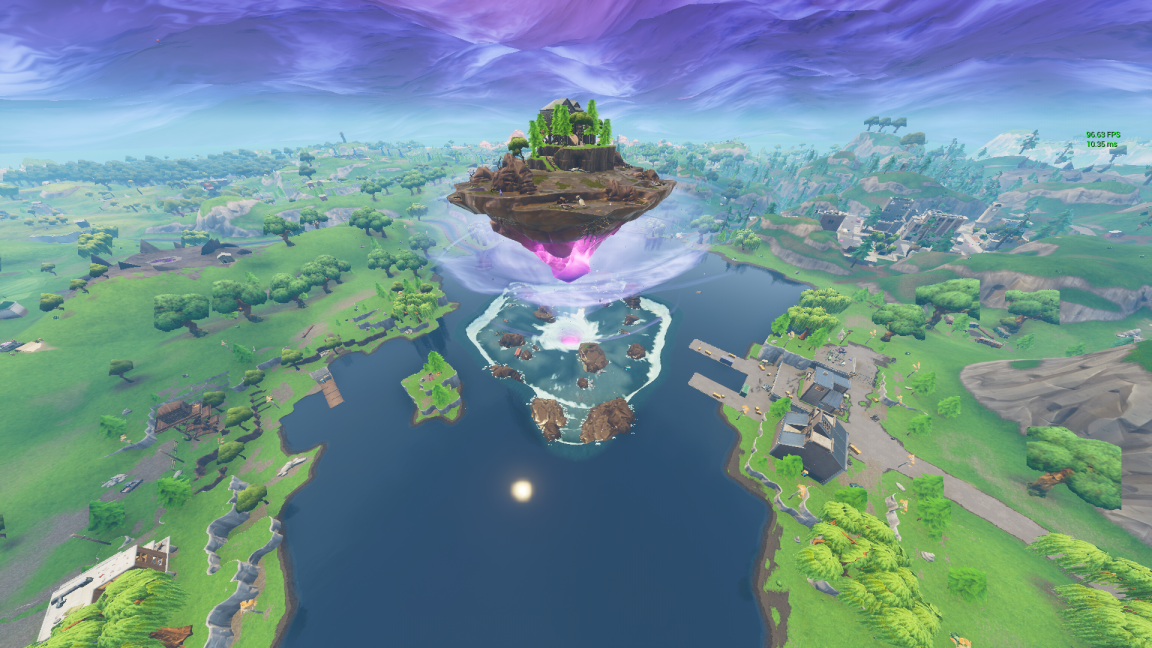 《堡垒之夜》空中小岛资源打法介绍