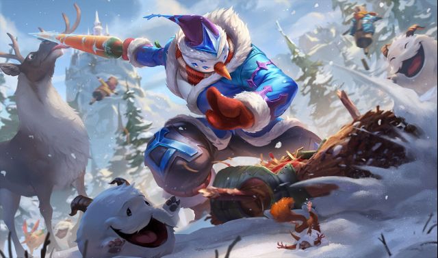 《LOL》2018冰雪节皮肤原画公布