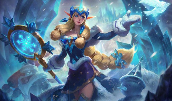 《LOL》冰雪节奶妈索拉卡皮肤特效赏析