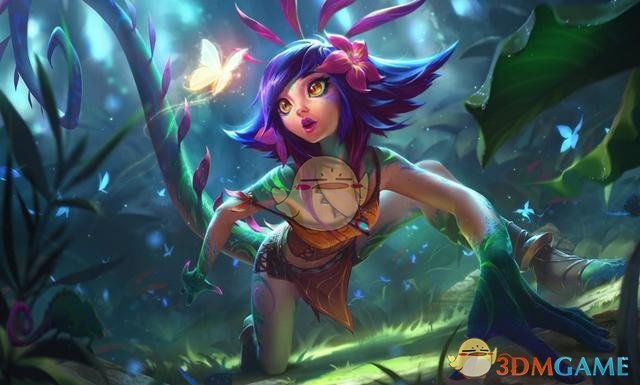 《LOL》新英雄万花通灵妮蔲原画绘制过程公布