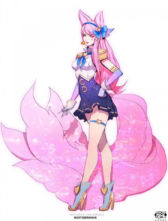 《LOL》超人气KDA女团原画正式公布