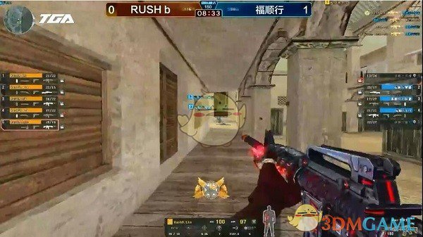 TGA穿越火线复活赛H组 福顺行击败RUSHB战队