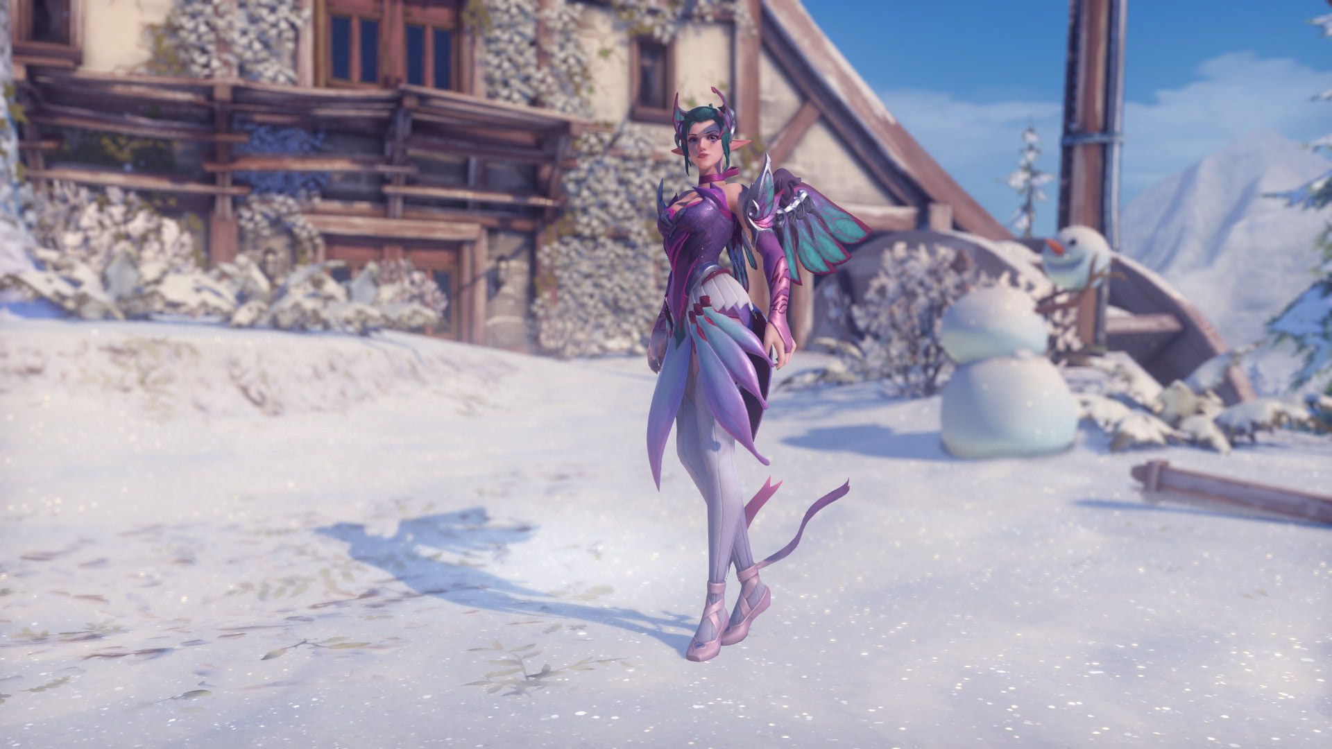 《守望先锋》2018雪国仙境皮肤姿势喷漆大全