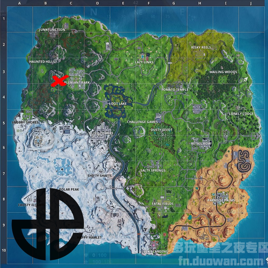 《堡垒之夜》钢琴乐谱任务位置攻略