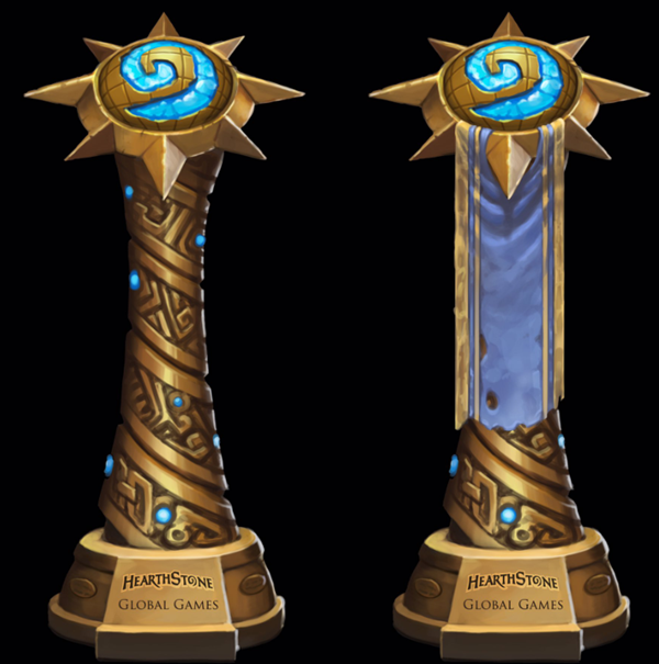 《炉石传说》2018冠军奖杯设计过程公布