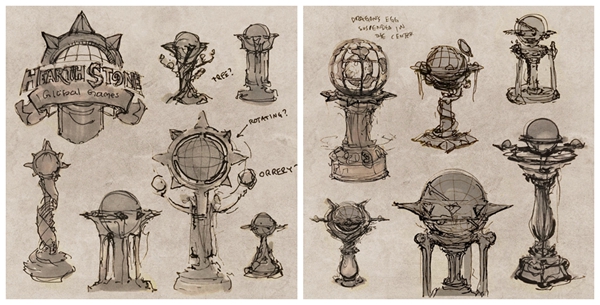 《炉石传说》2018冠军奖杯设计过程公布