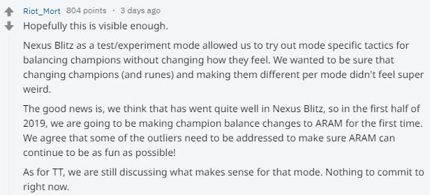 《LOL》设计师表示将会更加关注娱乐模式