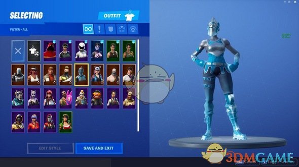 《堡垒之夜》冰冻传说系列皮肤首次曝光