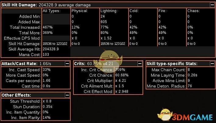 《流放之路》3.5电弧地雷低造价BD攻略