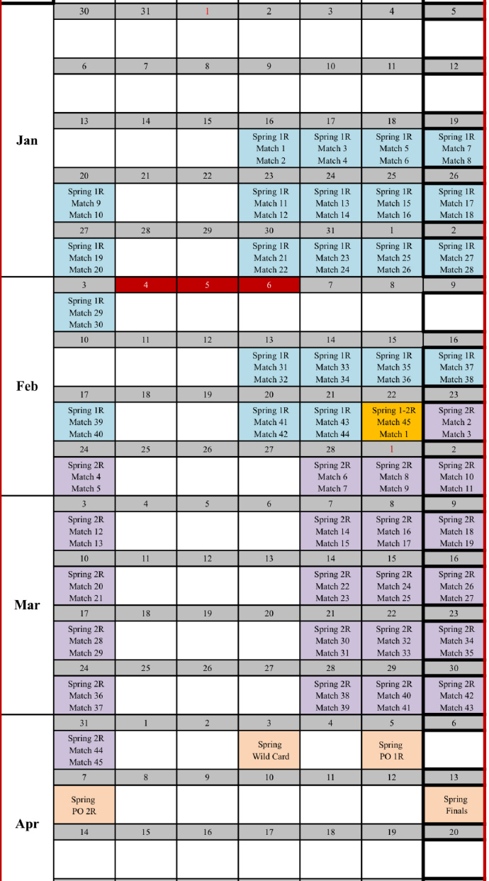 2019LCK春季赛计划公布，战火即将点燃