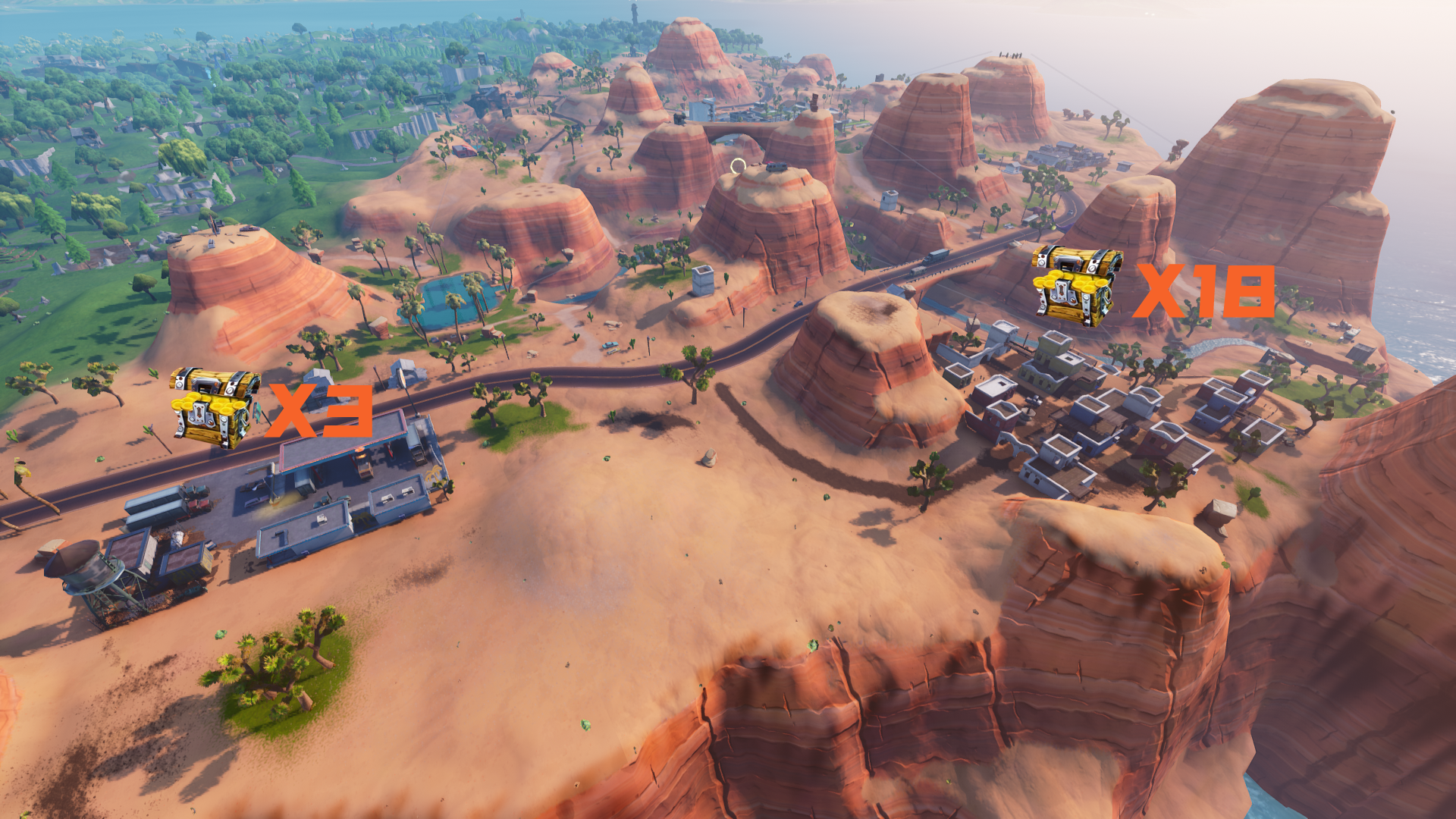 《堡垒之夜》野区资源点介绍