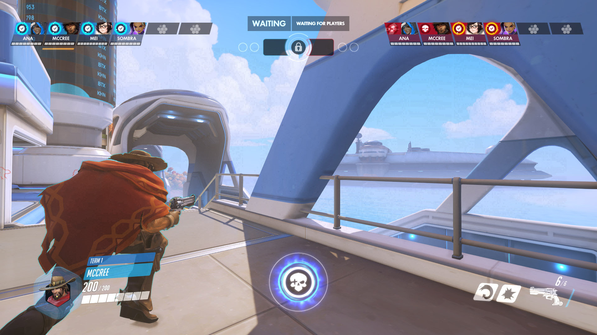 守望先锋PTR新内容：观战模式上方的英雄框会显示更多的状态