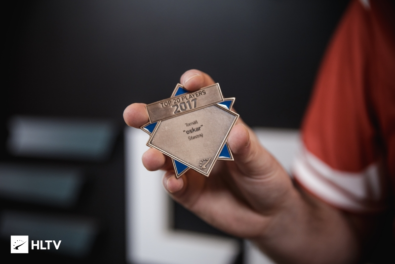 《CS:GO》HLTV评选2018年度TOP 20职业选手：oskar（14）