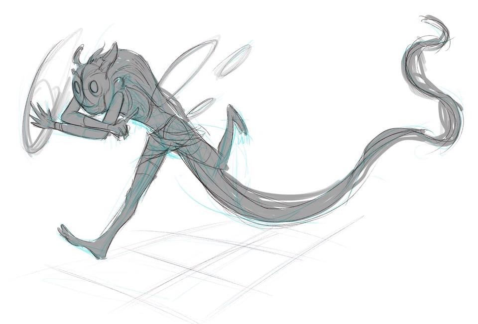 拳头艺术总监分享佐伊设计原稿，酷似星界游神巴德