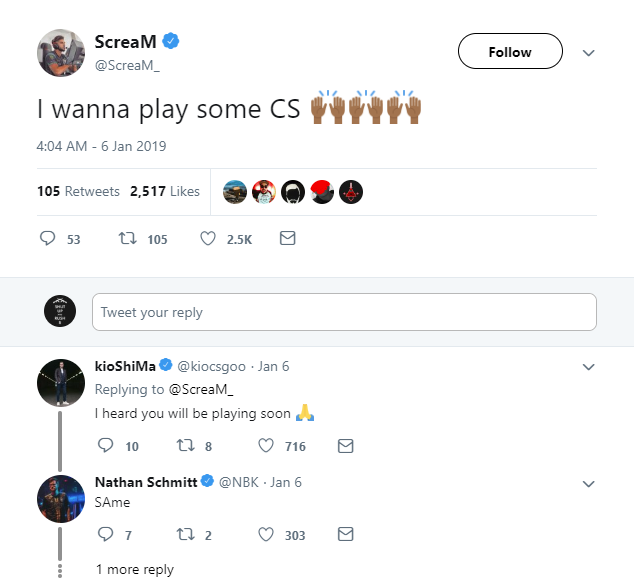 外媒爆料：ScreaM已离开NoChance，或将加入LDLC