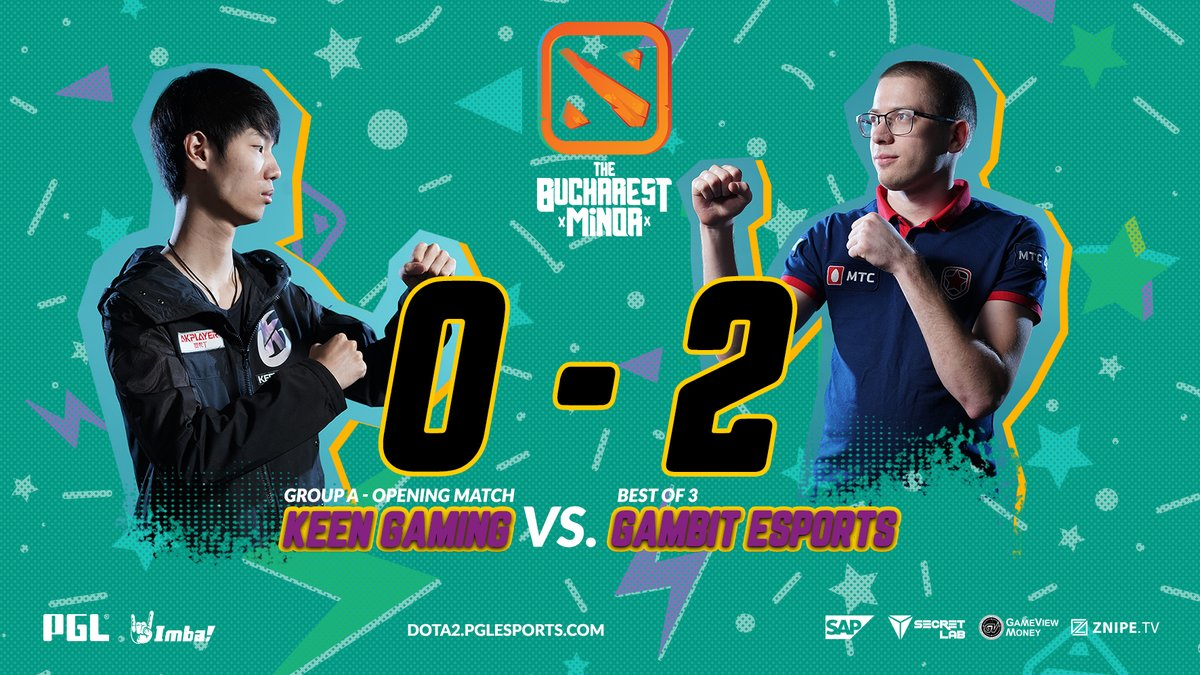 布加勒斯特Minor首日回顾：Gambit与KG携手晋级胜者组