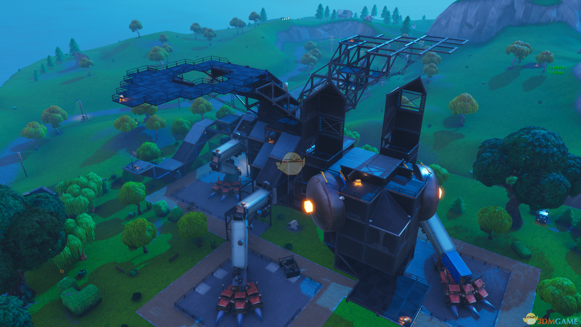 《堡垒之夜》7.20原创街区更新 巨型机械蜻蜓登场