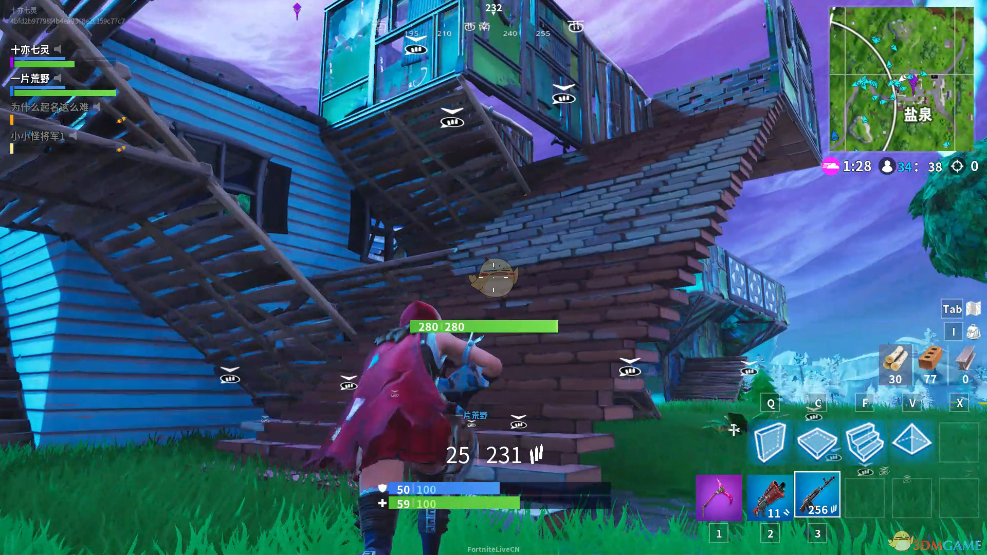 《堡垒之夜》地基搭建技巧大型攻略