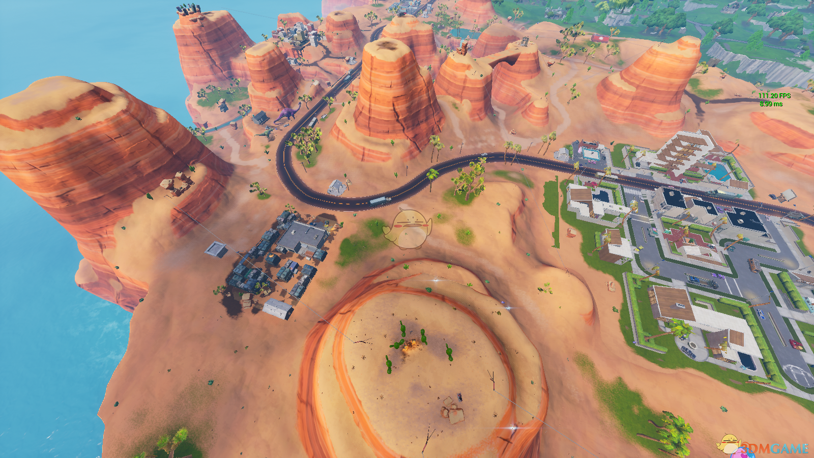 《堡垒之夜》沙漠区域打野路线攻略