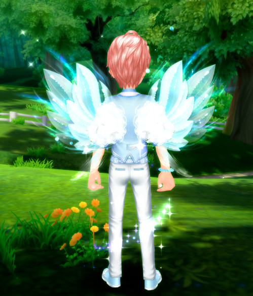 《QQ飞车》新翅膀：素晴碧空特效预览