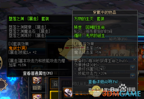 《DNF》代号希望左右槽​推荐