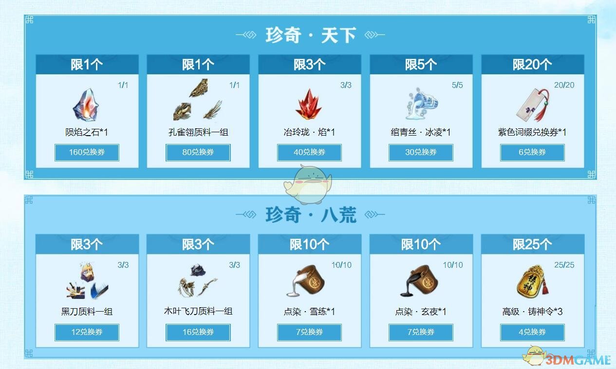 《天涯明月刀》四海珍奇活动玩法攻略