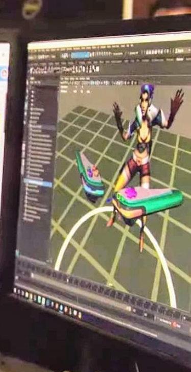 《LOL》卡莎电玩系列皮肤疑似曝光