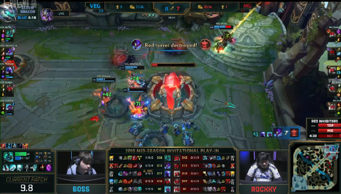 MSI入围赛第三日战报：VEG完美运营取得入围赛三连胜