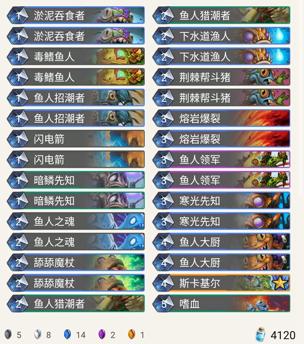 《炉石传说》暗影崛起Fierce鱼人萨介绍