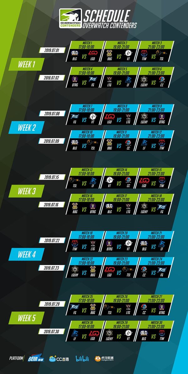 《守望先锋挑战者系列赛》第二赛季将于7月1日正式开始
