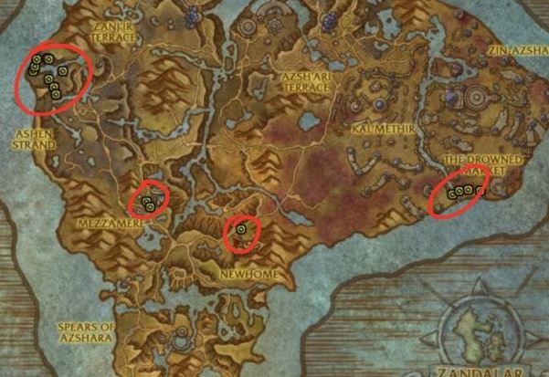 《魔兽世界》8.2法比乌斯刷新地点坐标介绍