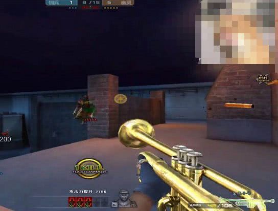 《CF》搞怪武器金色小号玩法攻略
